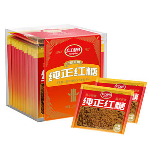 红棉红糖12包正宗纯甘蔗糖姜茶家用官方正品一级单独小包装红糖粉