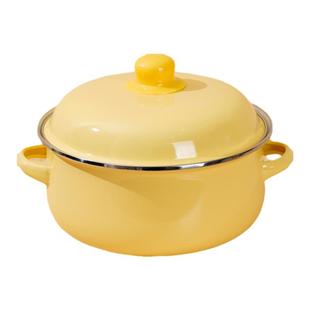 搪瓷猪油罐带盖老式荤油罐家用耐高温大容量食品级储装辣椒油罐子