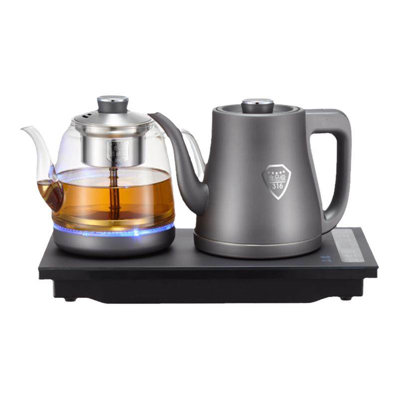 全自动手柄上水电热烧水壶泡茶桌专用嵌入式茶台一体机电磁煮茶炉