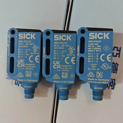 询价-西克光电传感器WE9-3P2230，订货号2055822，数