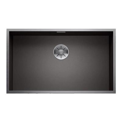 铂浪高进口不锈钢单盆黑钢水槽