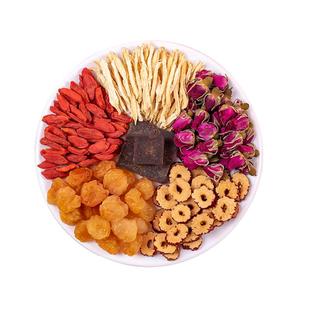 红糖姜枣茶桂圆红枣枸杞茶组合玫瑰花茶女神冲饮黑糖姜茶包养生茶