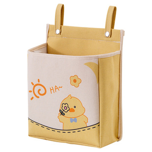 婴儿床边收纳挂袋围栏置物袋床头零食玩具挂篮宿舍上铺手机储物袋