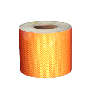 粘性好危险品车反光贴油罐车橙色带反光带罐体反光标识超强不褪色