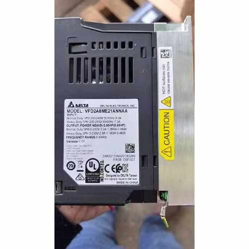 议价vfd2a8me21annaa变频器0.4kw220v适用