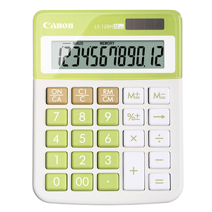 佳能LS-120H财务计算器商务办公台式时尚创意可爱彩色计算机包邮