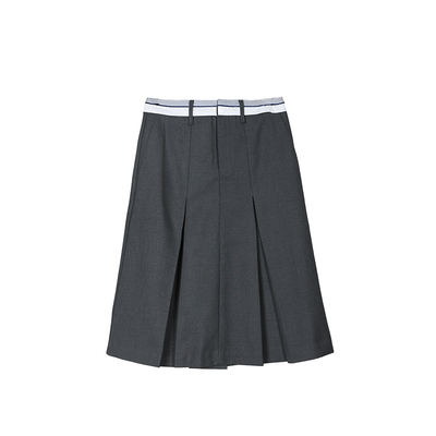 LADYS DIARY原创设计女装2025秋季新款短款休闲时尚百褶半身裙子