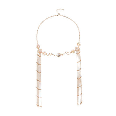 BXA西域少女～金色流苏头链异域女王公主高贵气质高级感设计小众