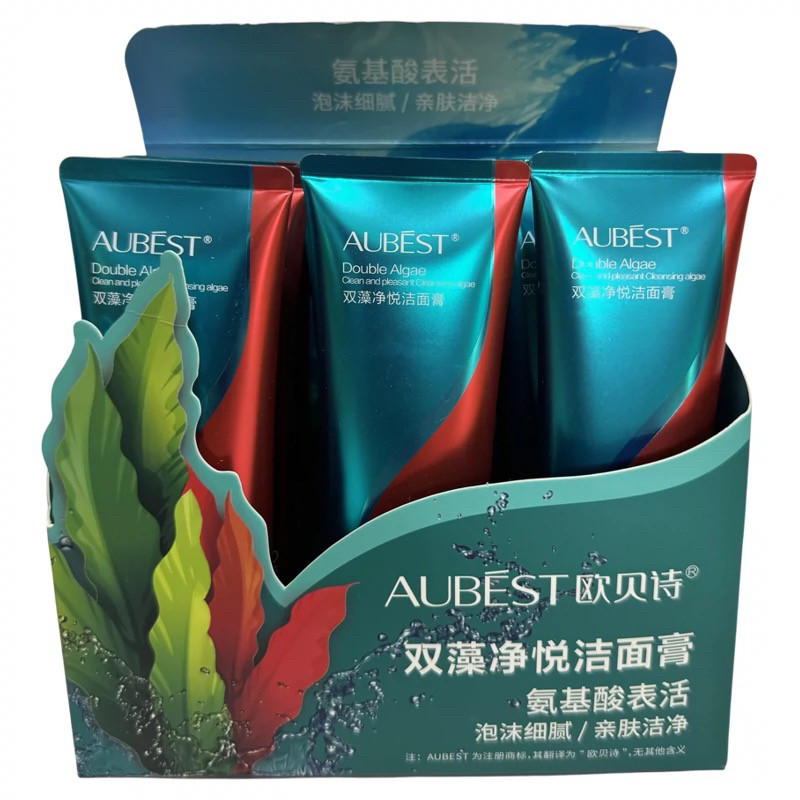 欧贝诗双藻氨基酸洁面清洁毛孔