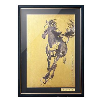 徐悲鸿奔马图玄关装饰画