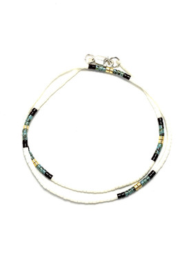 大自然色系磨砂质感fancy手链