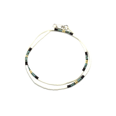 大自然色系磨砂质感fancy手链