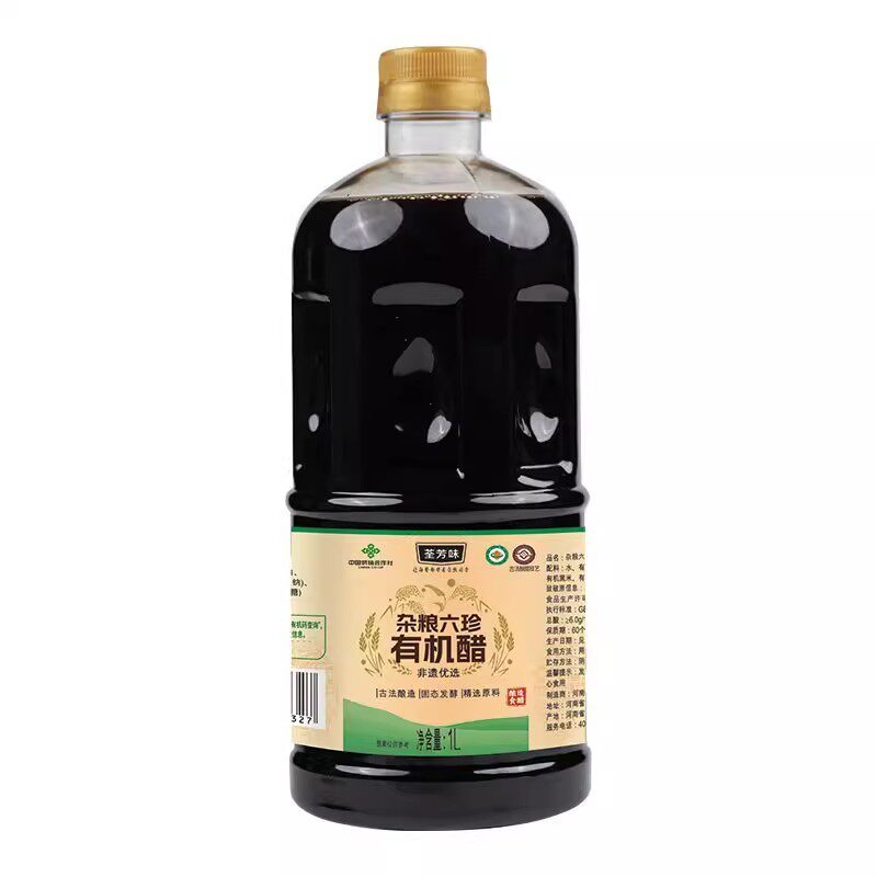荃芳味杂粮六珍有机醋纯粮酿造有机老陈醋零添加醋家用醋大瓶装