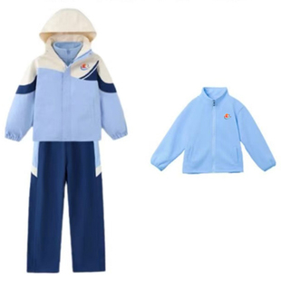 江西宜春市统一校服冲锋衣学院运动春夏秋冬套装幼儿园中小学班服