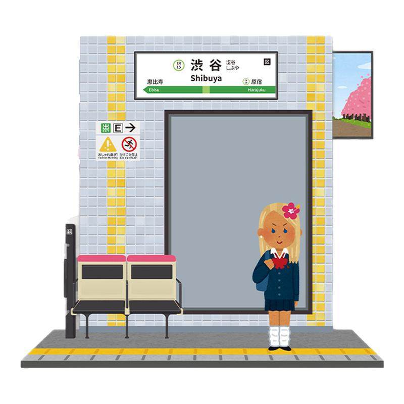 【X11】插画小人系列插卡立牌 亚克力周边创意收藏潮玩桌面摆件