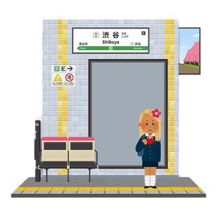 X11 SPACE 插画小人系列插卡立牌亚克力周边创意收藏潮玩桌面摆件