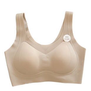 小云肌内衣胖胖版无磁云感果冻软支撑背心粉底液薄杯隐形文胸1358