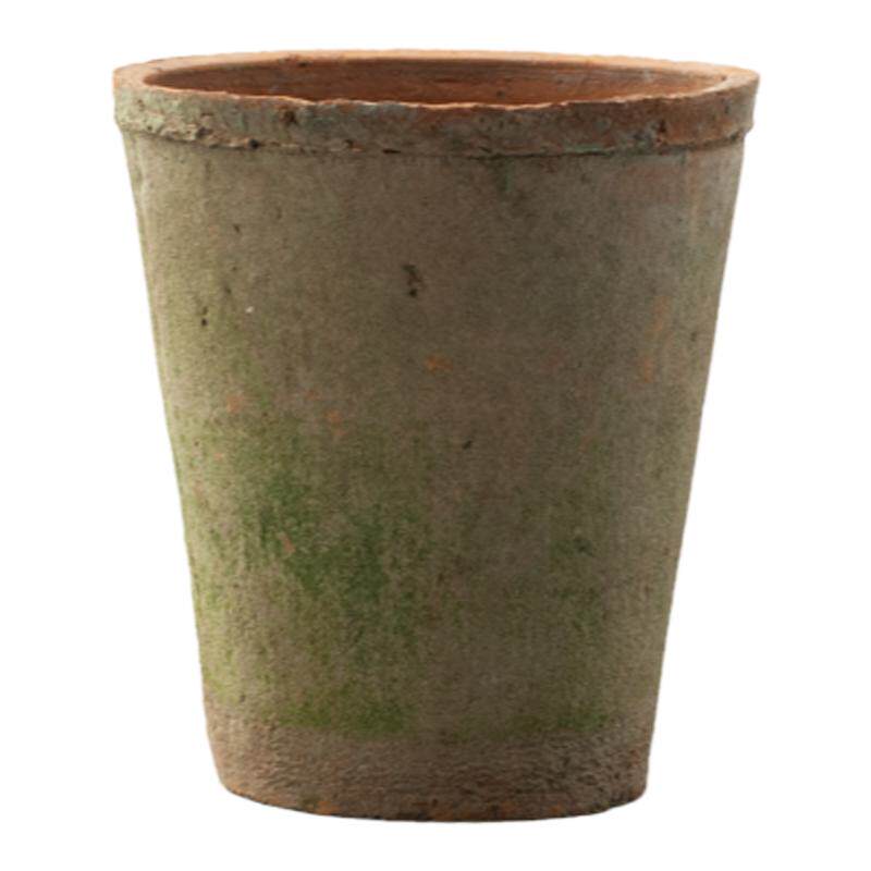 小高筒手工迷你青苔多肉泥瓦盆粗陶红花盆景兰花创意植物阳台花盆