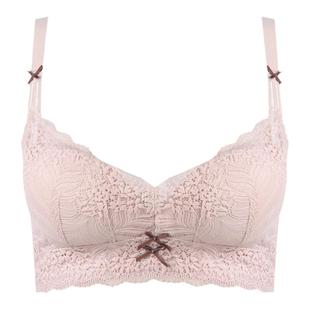 都市丽人内衣LJ24M6无钢圈聚拢调整型上薄下厚B杯五排扣塑型文胸