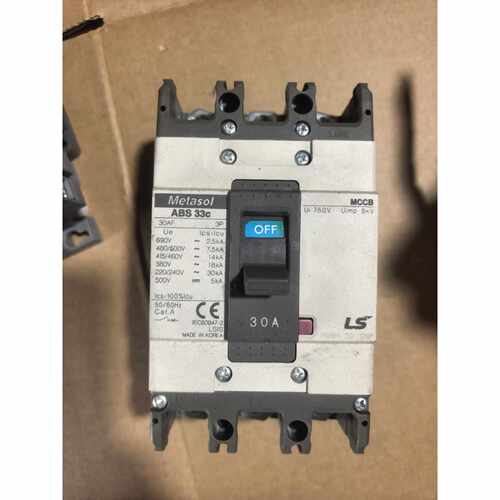 议价LSMetasolABS33c塑壳断路器3P30A维修