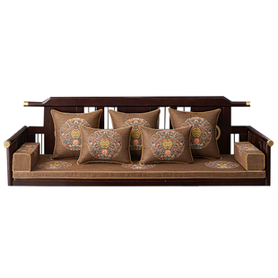 定制红木沙发垫春秋椅实木家具凉椅坐垫客厅加厚防滑冬新中式座垫