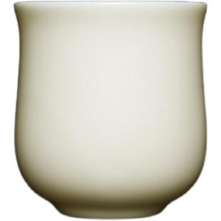 容山堂陈文德大师象牙白汝窑茶杯陶瓷品茗杯开片主人杯单杯盏套装