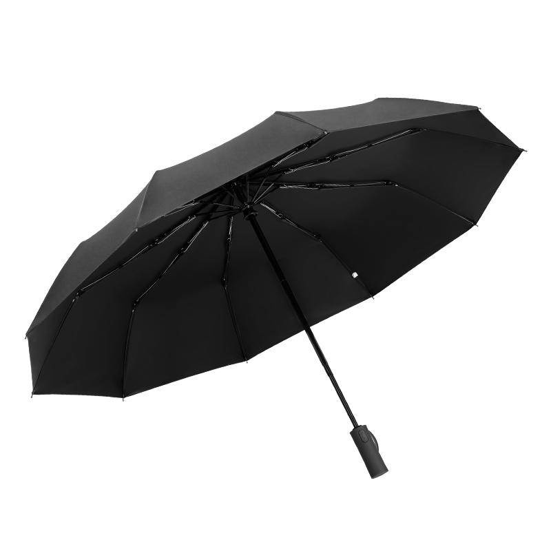【自营】mamoru黑胶雨伞全自动伞加大加厚加固晴雨两用折叠防晒伞