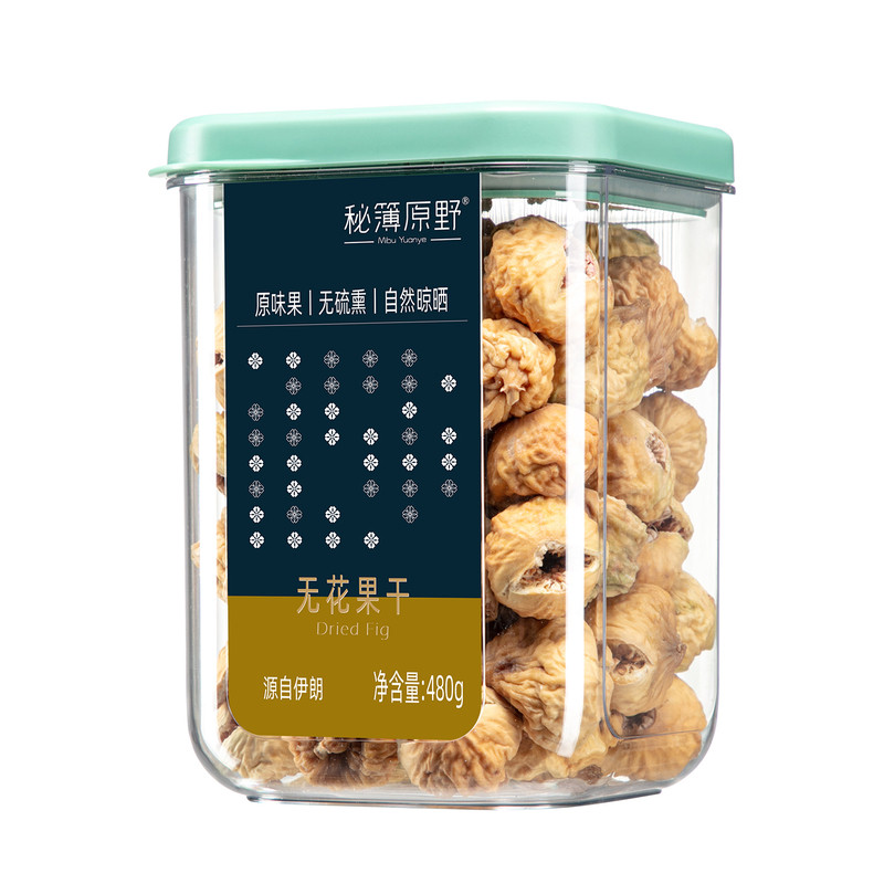 秘簿原野伊朗无花果干】开花泡水煲汤大颗粒干果黄酮即食零食罐装