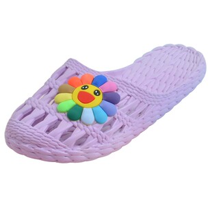 包头凉拖鞋女夏 时尚网红小邹菊防滑透气家居外穿镂空包脚沙滩鞋