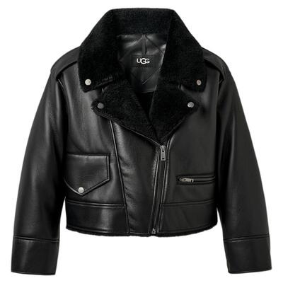 UGG秋季新款女士时尚舒适保暖翻领长袖拉链休闲夹克外套 1173393