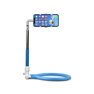 傻羊羊伸缩懒人手机支架床上直播玩多功能夹子通用挂脖子看片神器