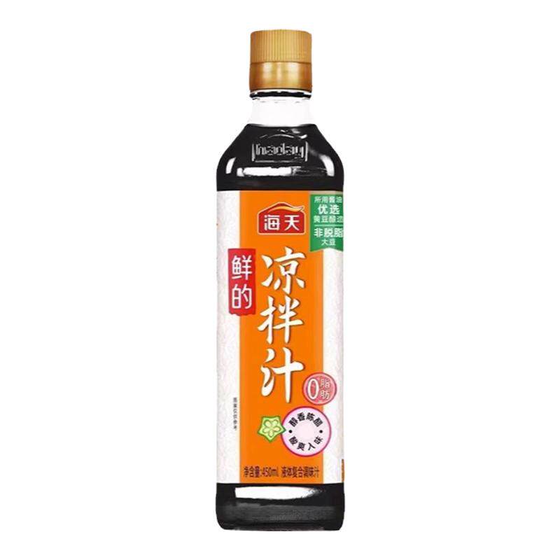 海天酸辣0脂肪凉拌菜专用调料汁