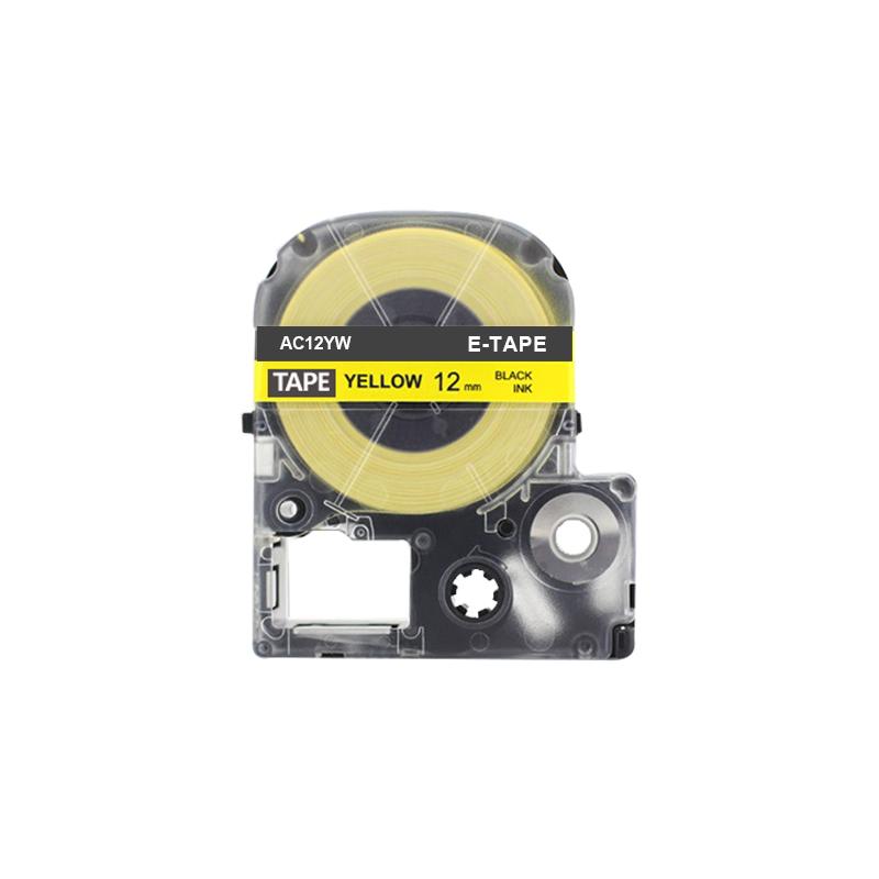 适用爱普生标签机色带12mmLW-400/600P/LC-4WBN锦宫SR230C打印纸