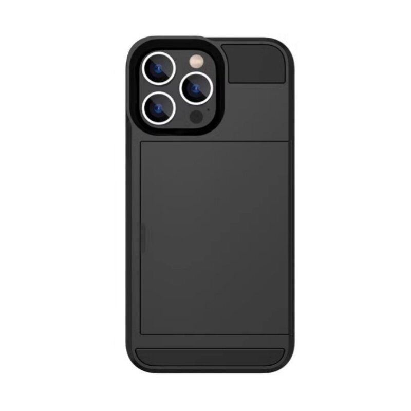 适用苹果iPhone16硅胶全包插卡壳