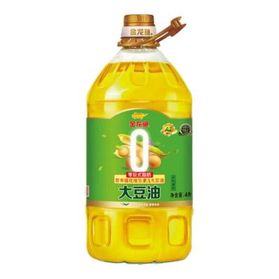 金龙鱼大豆油5L升一级家用食用植物油商用炒菜烹饪色拉油