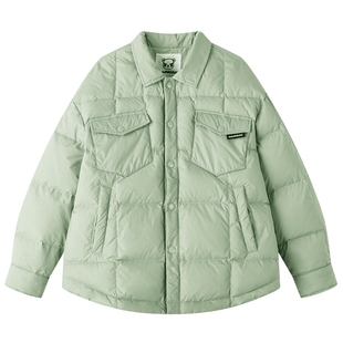 漫画家潮童装男童羽绒服冬季轻薄保暖中大童2023新款三防儿童外套