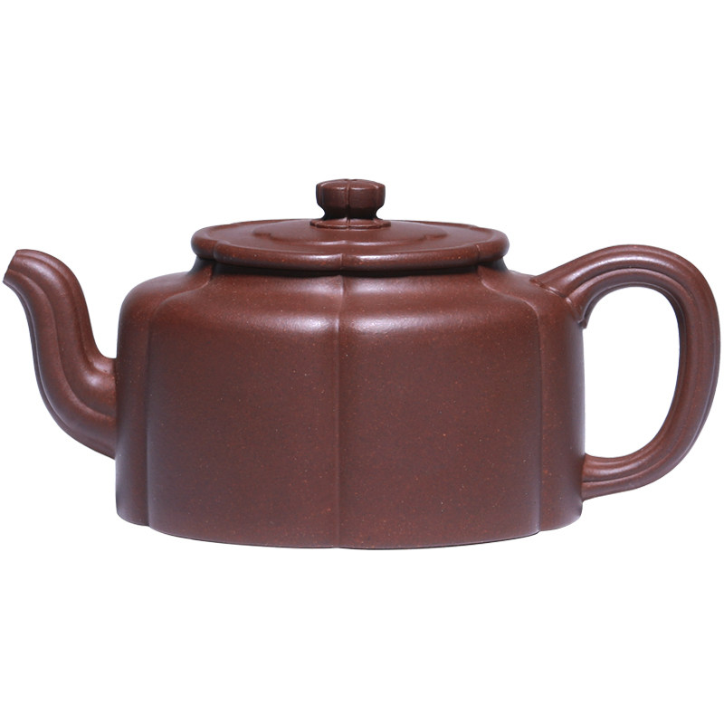 和泥有缘复古紫砂梅花周盘茶壶