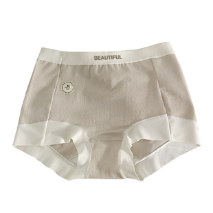 2025新款平角内裤女士纯棉无痕防走光7A抗菌裆二合一安全裤打底裤