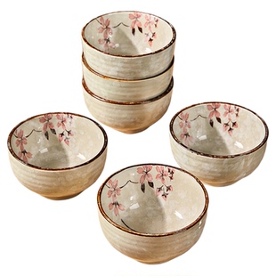 日式陶瓷饭碗家用2026新款高颜值釉下彩吃饭小碗好看的米饭碗餐具