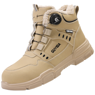 劳保鞋冬季高帮男款士防砸防刺穿加绒棉鞋电工绝缘鞋10KV工作工地