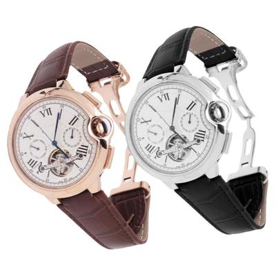 圣琴卡地亚蓝气球真皮手表带