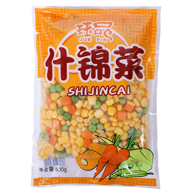 珏品速冻混合蔬菜粒500g玉米粒