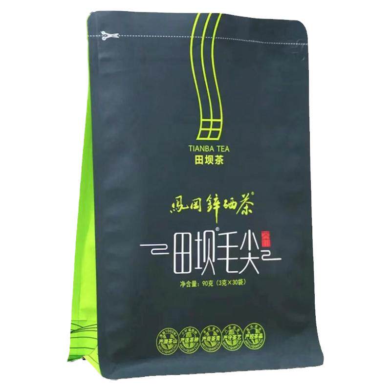 2贵州凤冈锌硒茶田坝毛尖绿茶袋装30小袋明前高山云雾茶叶