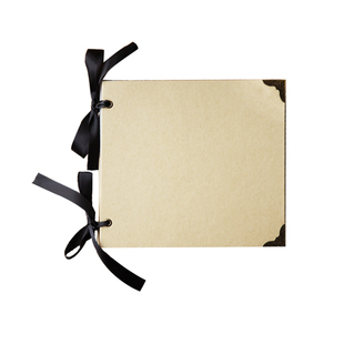 复古牛皮纸黑卡相簿手工DIY胶卷相册本粘贴插页式同学录活页影集