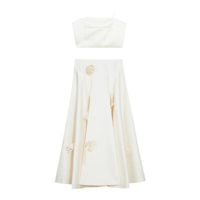 Boamarket缎面花朵套装