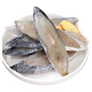 温州特产马鲛鱼干新鲜手工切段半干淡晒无盐鲅鱼鱼干海鲜干货500g