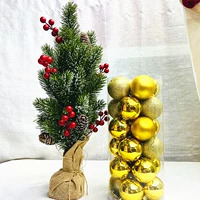 Рождественская елка на рабочем столе красных фруктов 50 см.