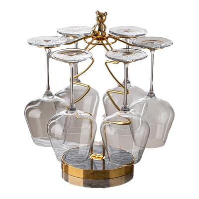 高脚杯倒挂悬挂收纳架