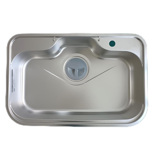 现货）日本松下Panasonic水槽原装进口大单槽不钢厨房洗菜盆N750