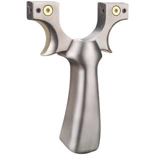 惊雷钛合金弹弓高精度大威力快压免绑扁皮筋户外竞技打钢珠强力弓